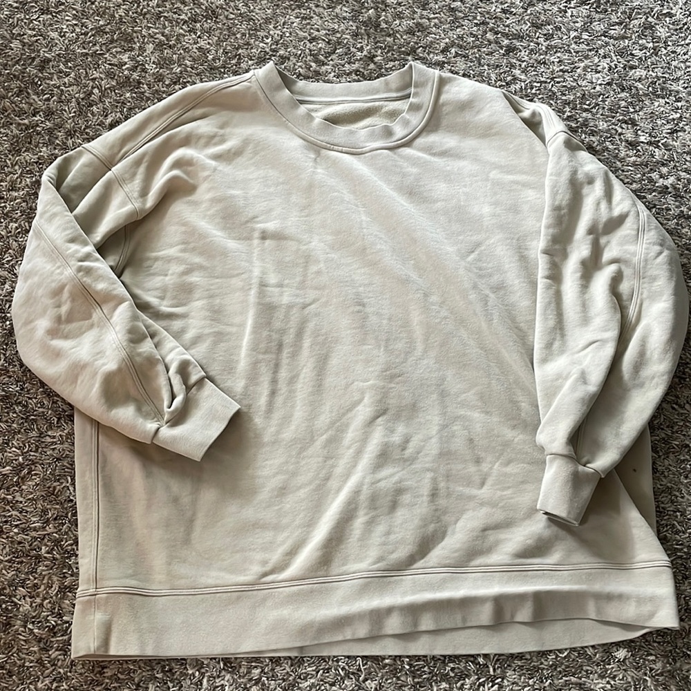 Lululemon perfectly oversized crew color trench